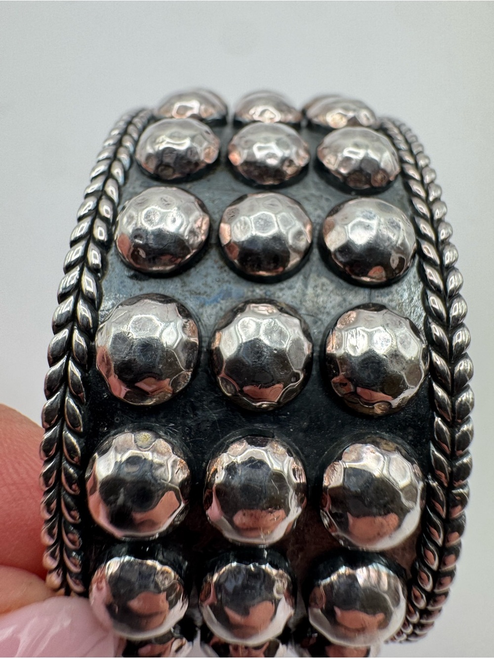 JAI Sterling Silver Cuff Bracelet - Picture 7 of 7